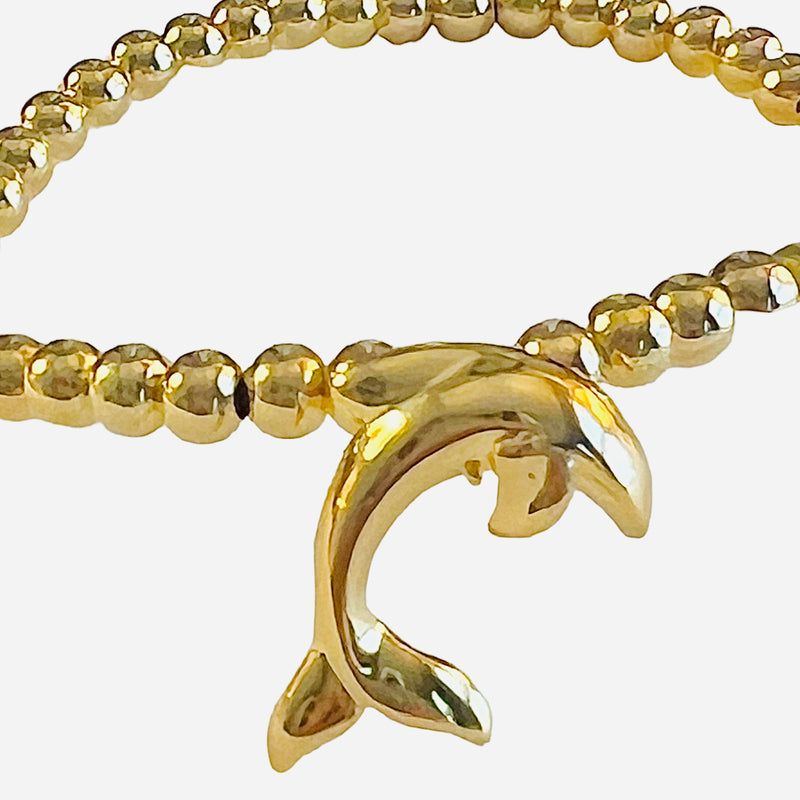 Gold Fill Dolphin Bracelet