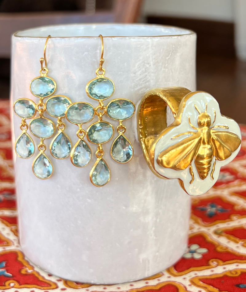 Naomi Earring - 9 Gem Options