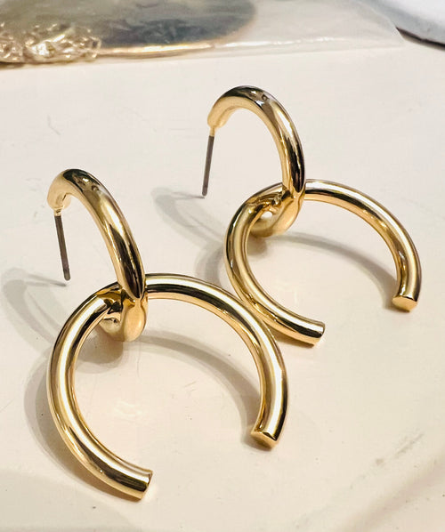 Double Hoop Earring