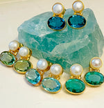 Davenport Pearl Post Earring - 4 Color Options