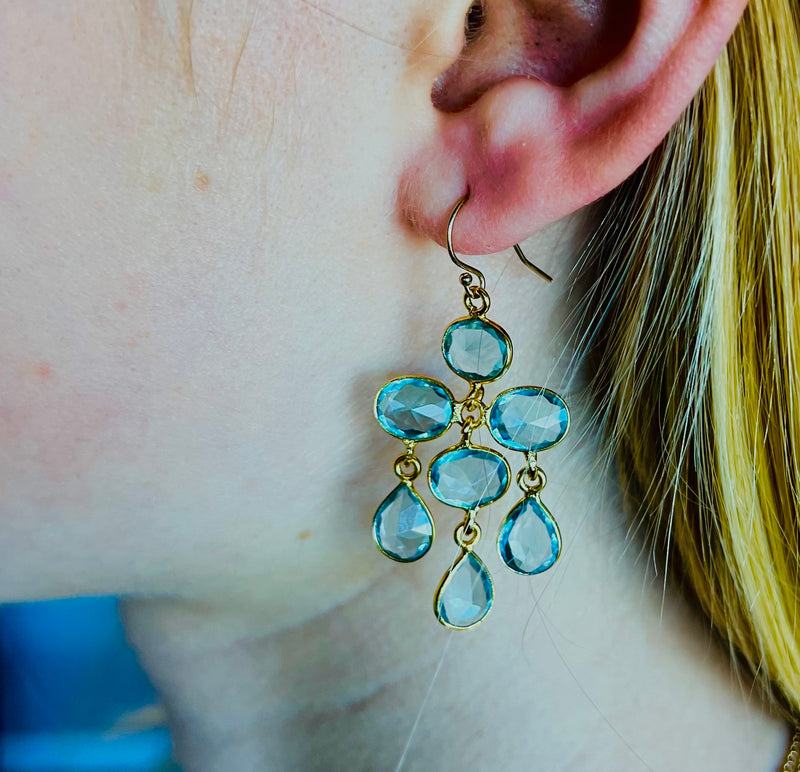 Naomi Earring - 9 Gem Options