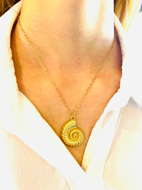 Oceana Gold Fill Pendant Necklace