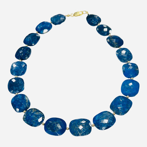 Scarlett Slice Gold Filled Necklace - 3 Gemstone Options