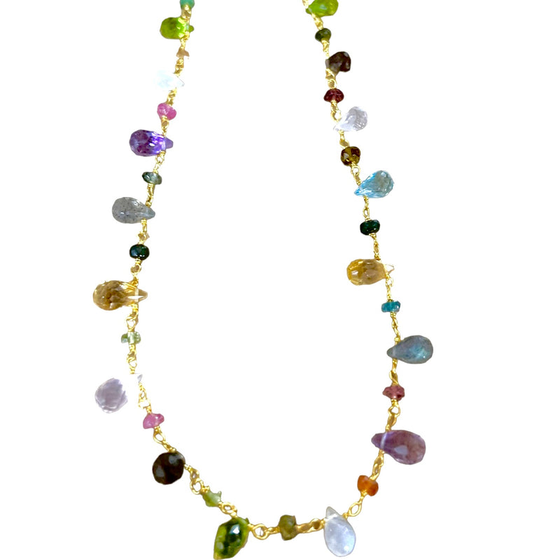 Melody Necklace (Multi Gemstones)