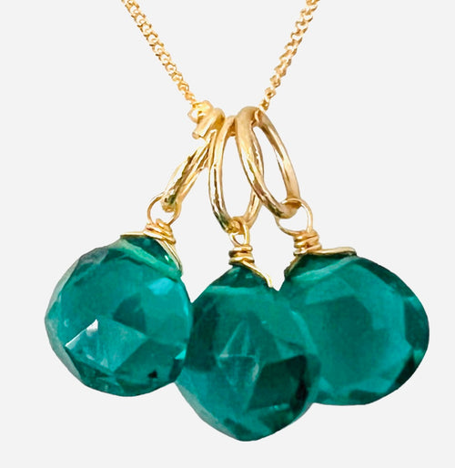 Tacoma Pendant Necklace - 6 Gemstone Options
