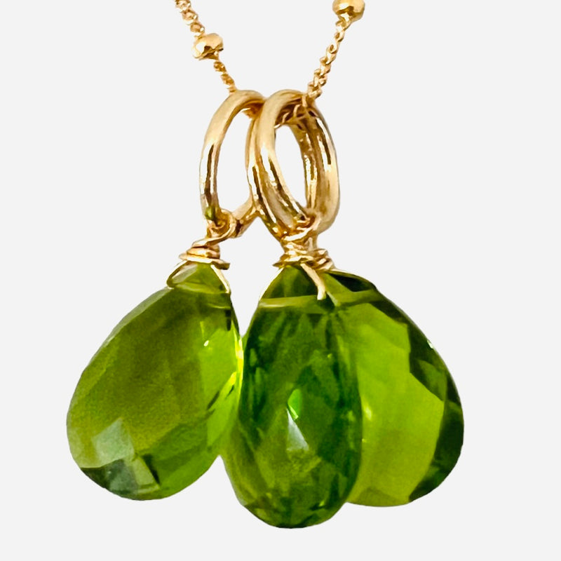 Tacoma Pendant Necklace - 6 Gemstone Options