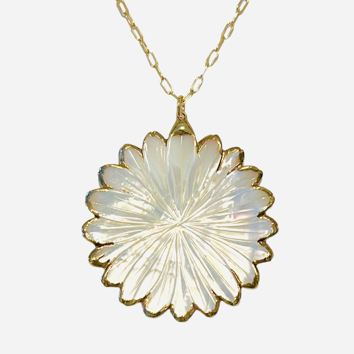 Dahlia Four Leaf Clover Necklace