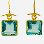 Fin Earring - 5 Gemstone Options