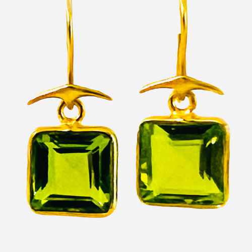 Fin Earring - 5 Gemstone Options