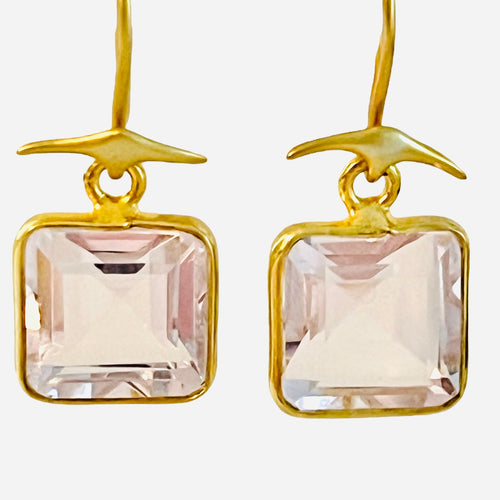 Fin Earring - 5 Gemstone Options