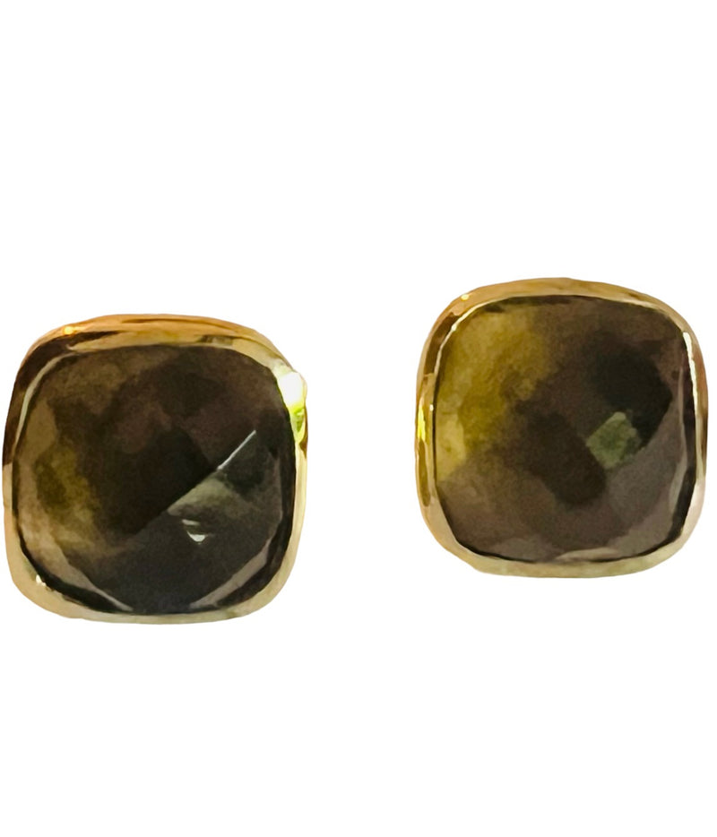 Mallorca Stud Earring - ( 11 Gemstone Options)
