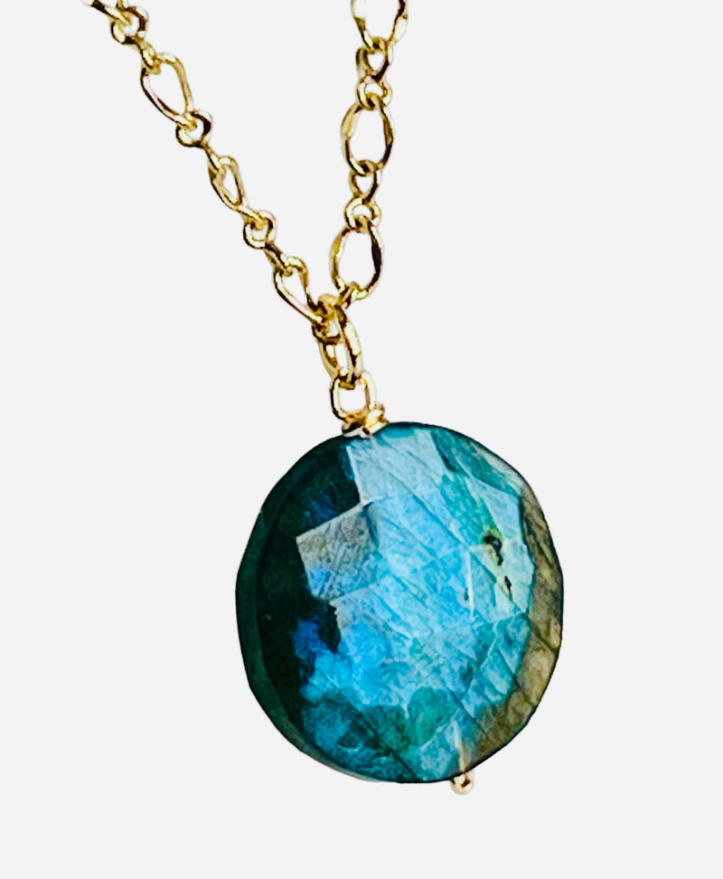 Luna Labradorite Pendant Necklace