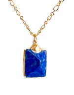 Pacific Lapis Pendant Necklace