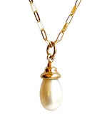 Gold 14k Pearl Pendant Necklace