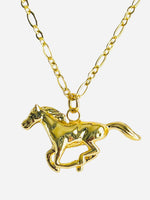 Horse Charm Pendant Necklace