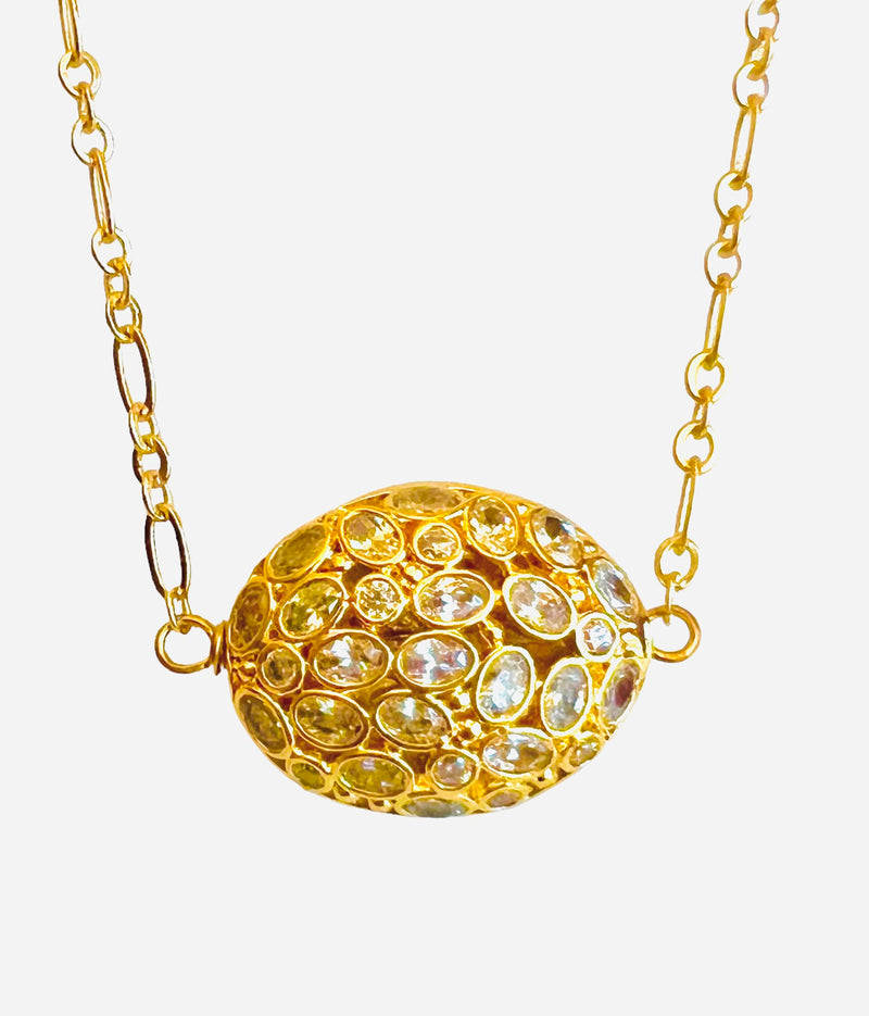 Geraldine Pendant Necklace - 2 Metal Choices