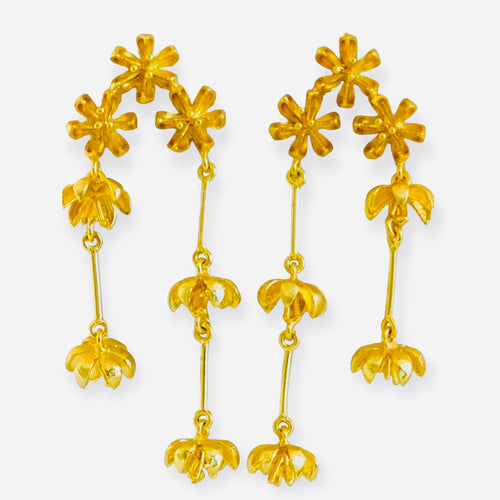 Hamdi Gold Statement Earring
