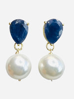 Sophia Pearl Earring - 4 Gemstone Options as Featured in Oprah Magazine