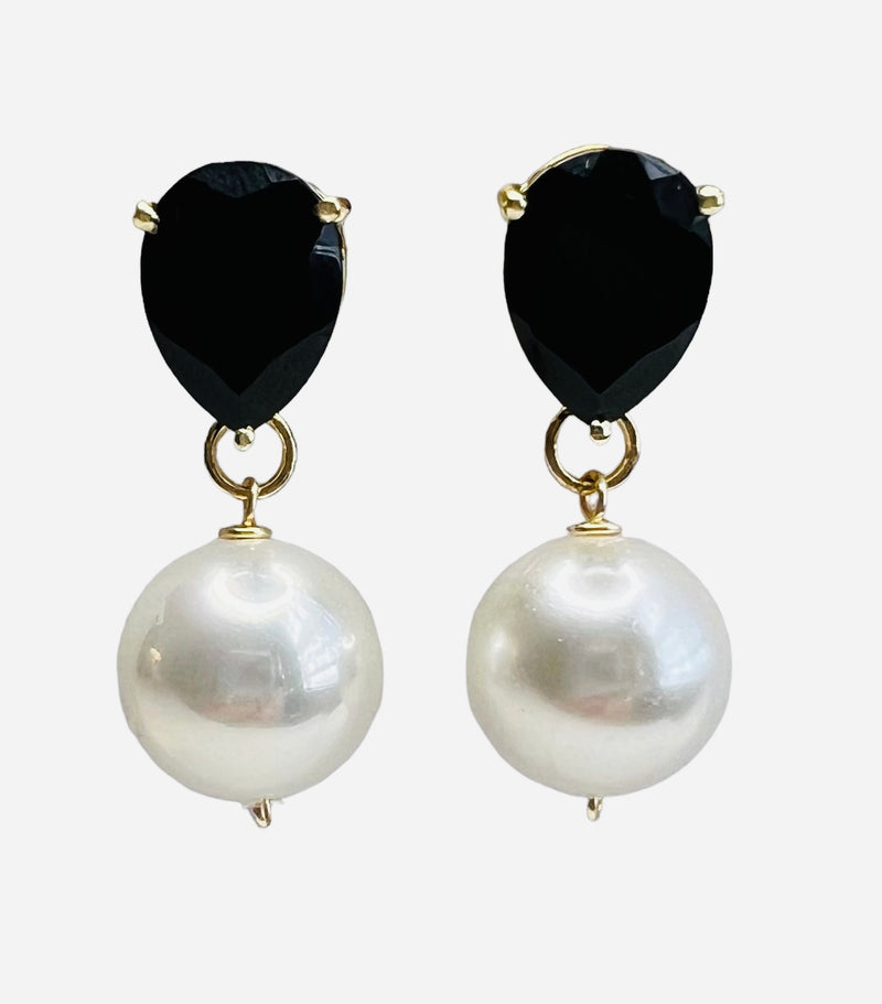 Sophia Pearl Earring - 4 Gemstone Options as Featured in Oprah Magazine