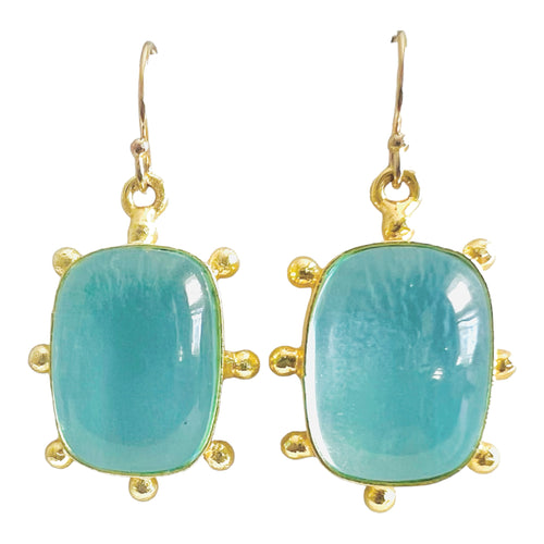 Grayson Gemstone Earring - 5 Gemstone Options