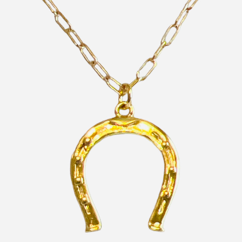 Horseshoe Pendant Necklace