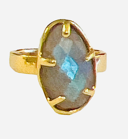 Hempstead Ring - 2 Gemstone Options