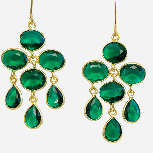 Naomi Earring - 9 Gem Options
