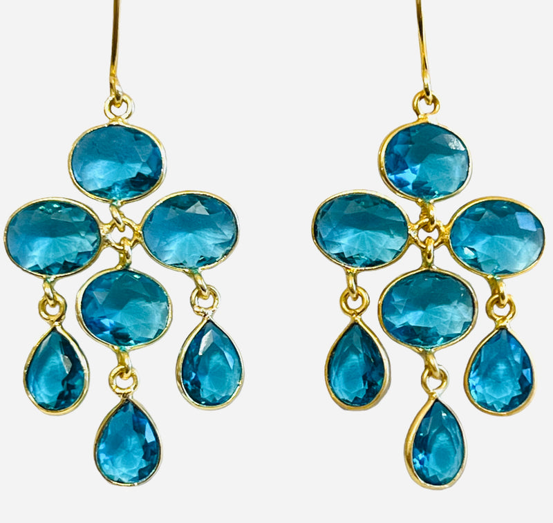 Naomi Earring - 9 Gem Options