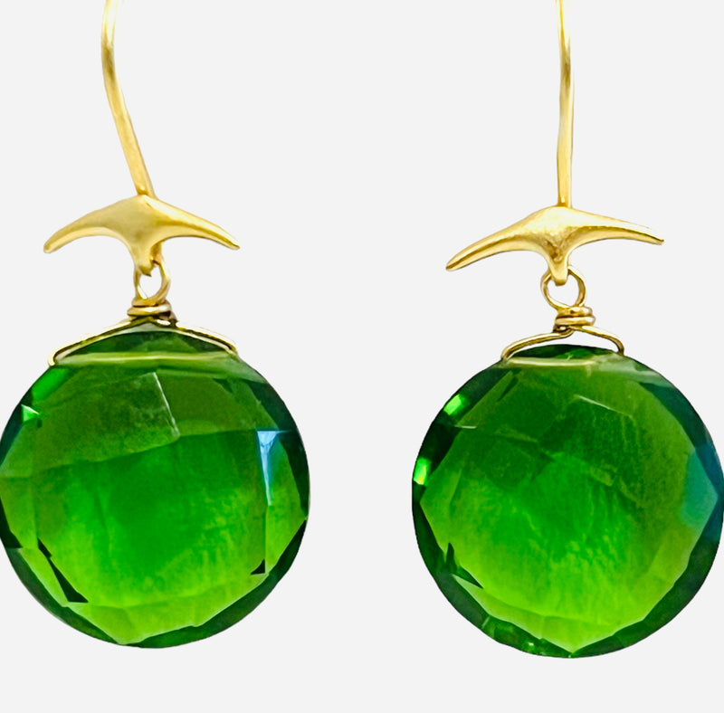 Mermaid (Fish Tail) Earring - (8 Gemstone Options)