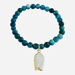 Reel In Apatite Gem & Fish Charm