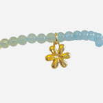 Flower Aqua Bracelet