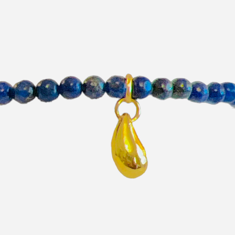 Teardrop Lapis Bracelet