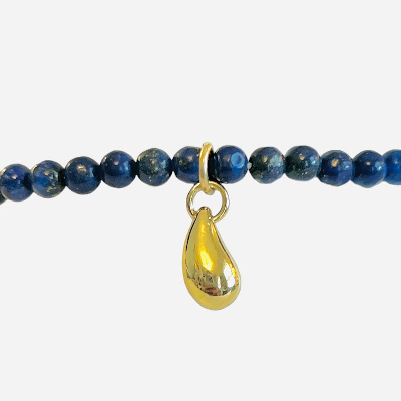 Teardrop Lapis Bracelet