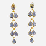 Mia Gold Earring - 11 Gemstone Options