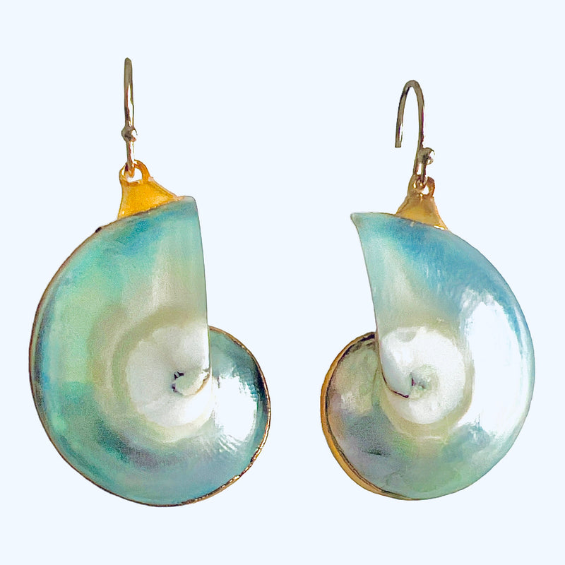 Nautilus Shell Earring