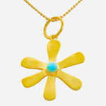 Fleur Pendant Necklace - 2 Gemstone Options