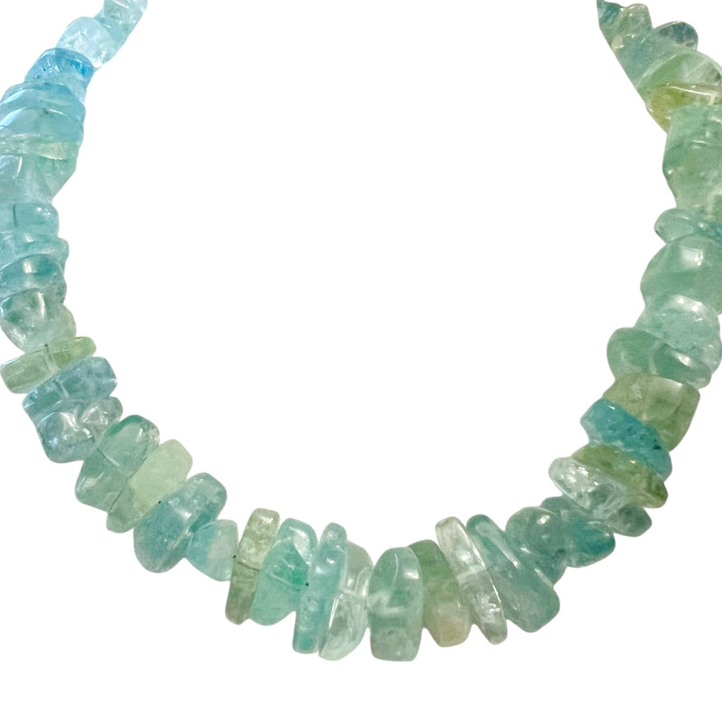 Authentic Aquamarine Statement Necklace