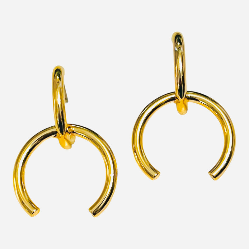 Double Hoop Earring