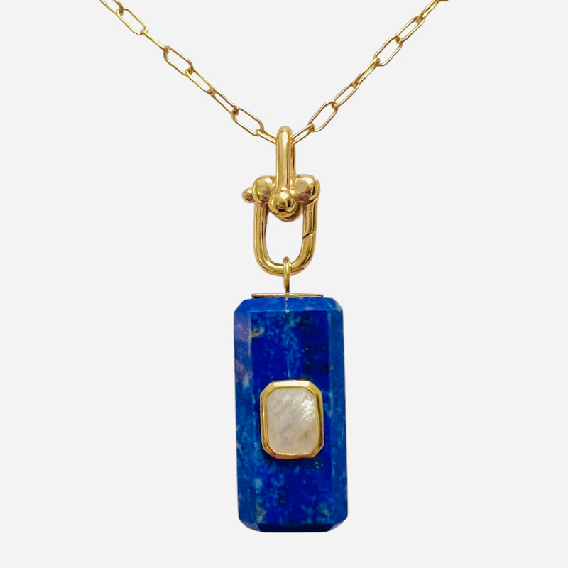 Cambridge Pendant Necklace - 2 Gemstone Options