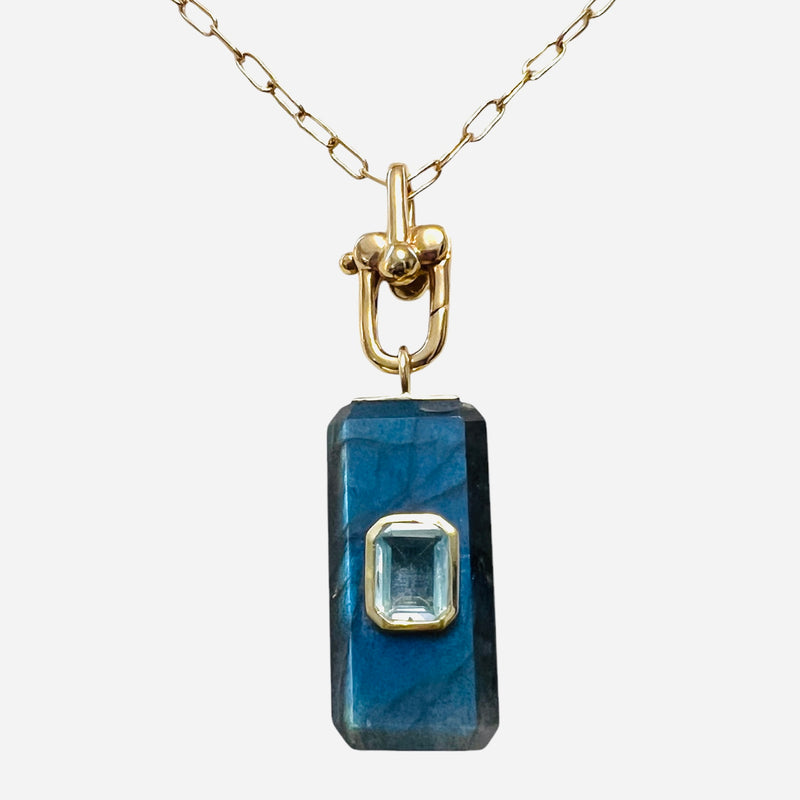 Cambridge Pendant Necklace - 2 Gemstone Options