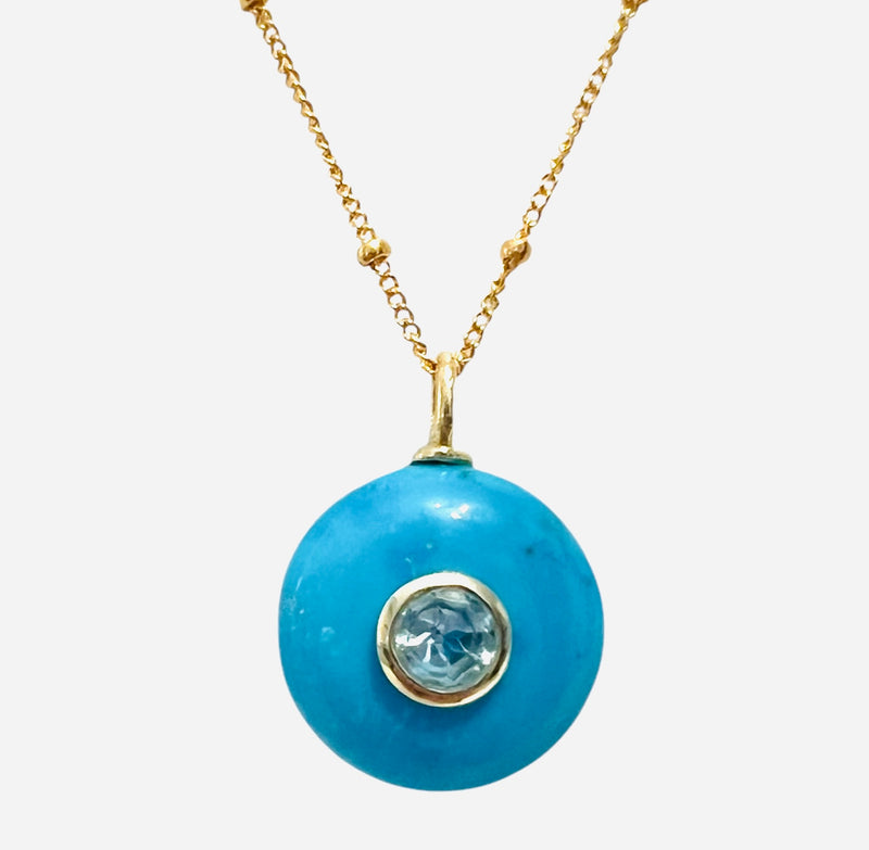 Topanga Howlite Pendant Necklace