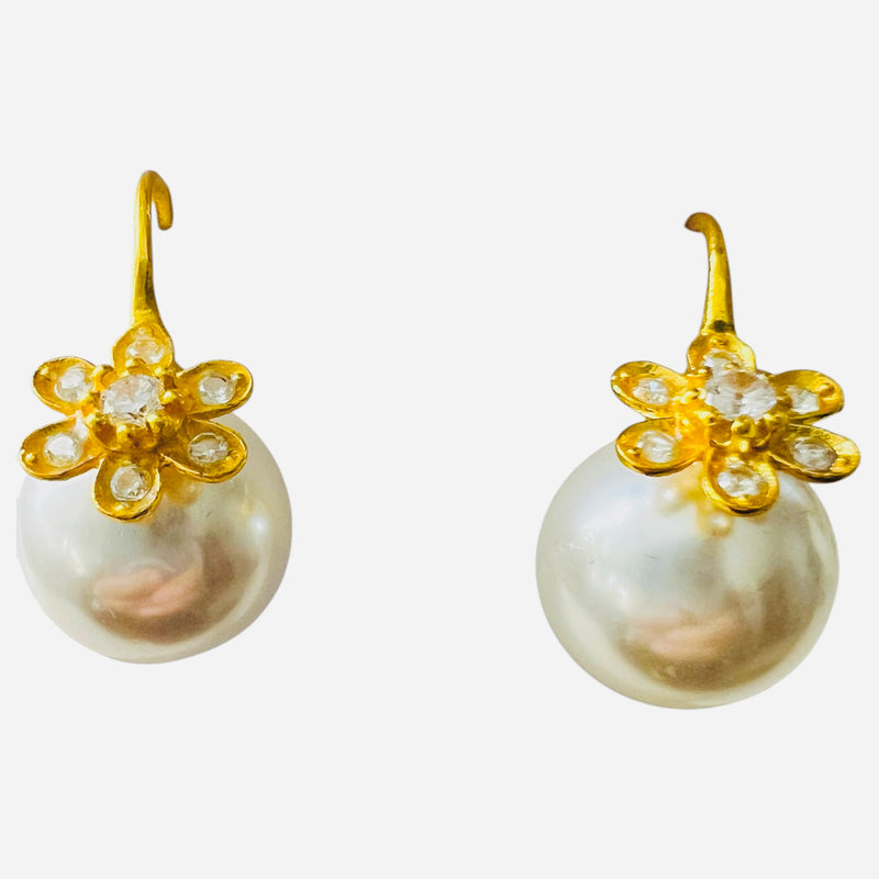 Davenport Flower Earring - 3 Gemstone Options