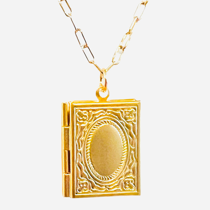 Storybook  Locket Pendant Necklace