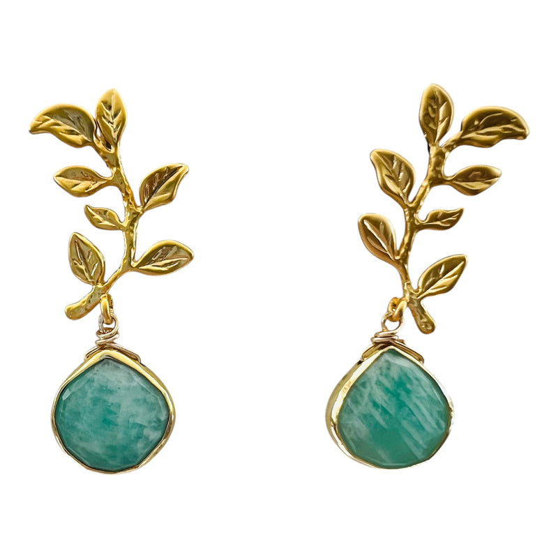 Ileana Earring - (4 Gemstone Options)
