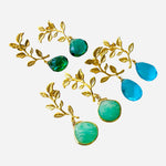 Ileana Earring - (4 Gemstone Options)