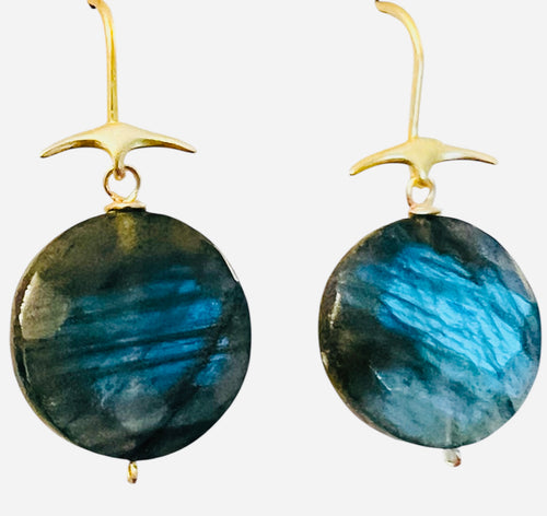 Mermaid (Fish Tail) Earring - 9 Gemstone Options