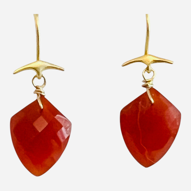 Mermaid (Fish Tail) Earring - 9 Gemstone Options
