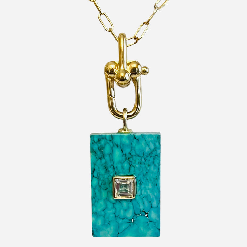 Sedona Turquoise Pendant Necklace