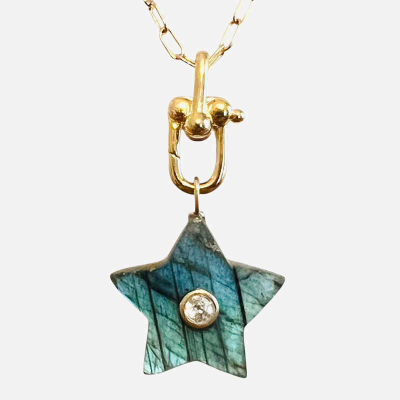 Star Power Gemstone Pendant Necklace - 3 Options