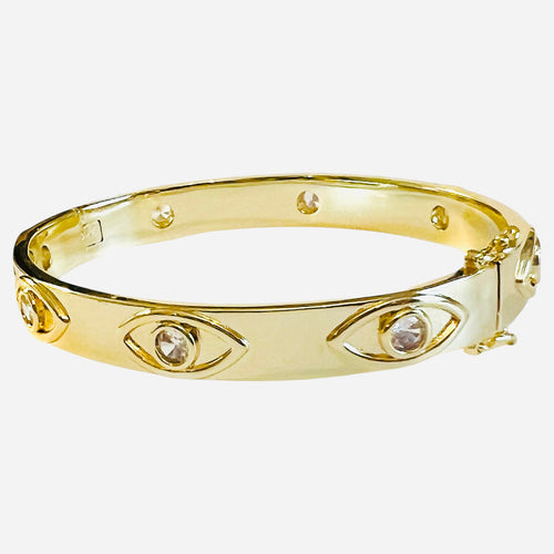 Eye Bangle Bracelet